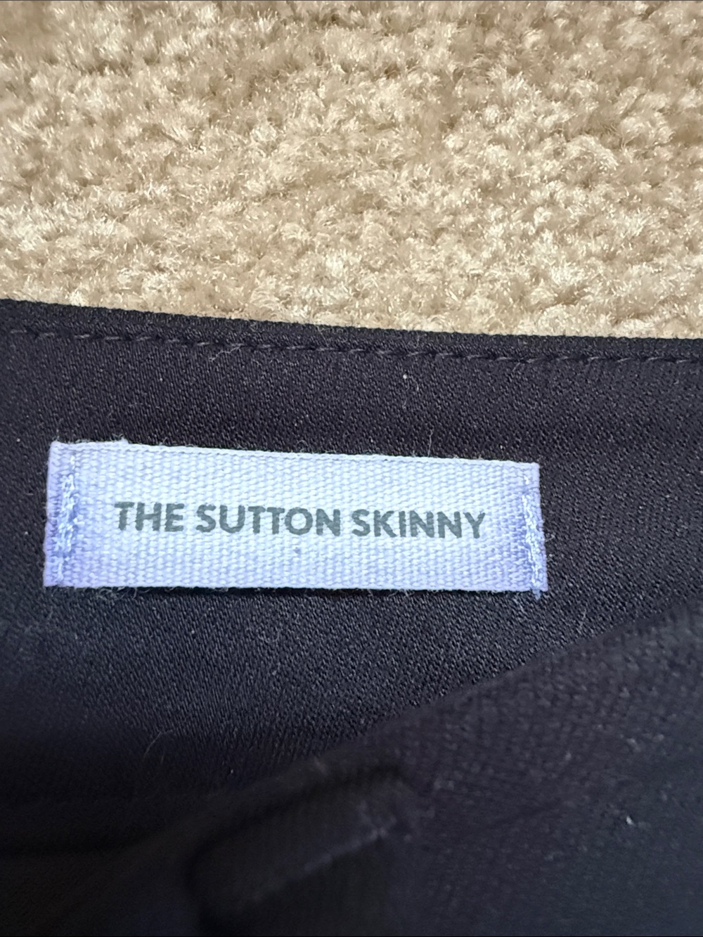LOFT The Sutton Skinny Black Dress Pants - Picture 3 of 5